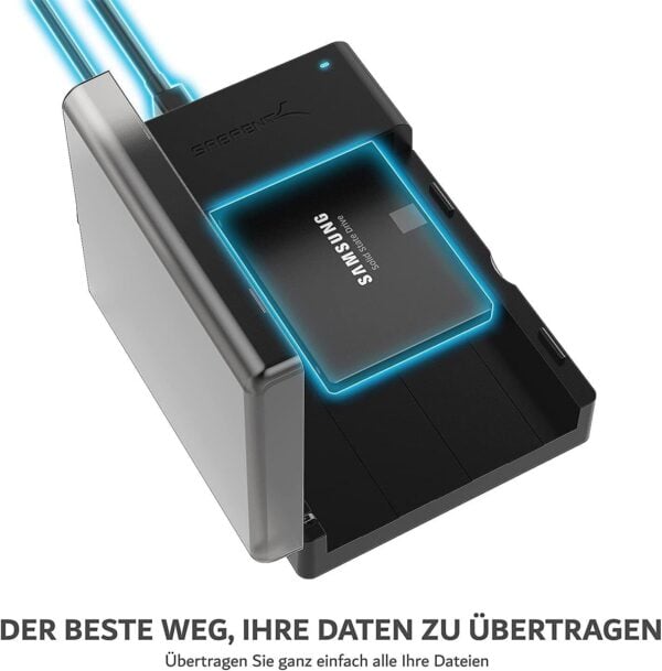 Sabrent USB 3.2 Docking Station für 2,5/3,5 Zoll SSD/HDD Festplatten - Image 2