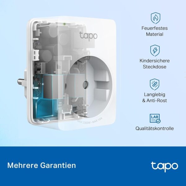 TP-Link Tapo Smart WLAN Steckdose 4er Pack - Smart Home WiFi Lösung - Image 5