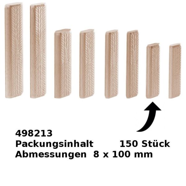 Festool DOMINO Buche Dübel 4x20mm für Dübelfräse 14x140mm - Image 4