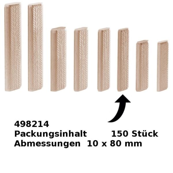 Festool DOMINO Buche Dübel 4x20mm für Dübelfräse 14x140mm - Image 5