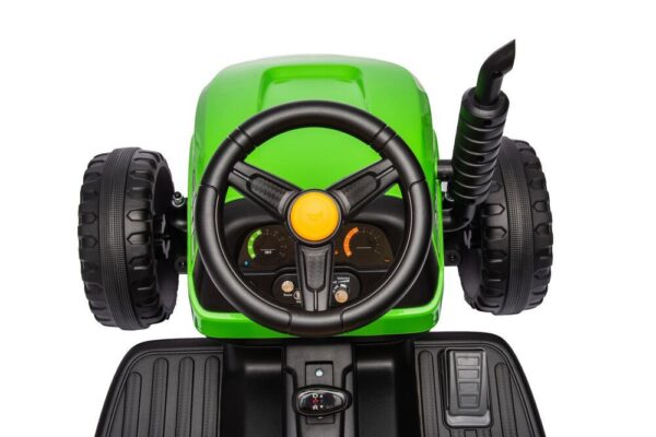 Fernbedienbarer Traktor mit Anhänger für Kinder - Grünes Schlepperauto - Image 4