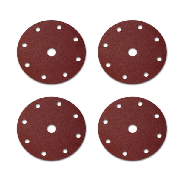 150 Schleifscheiben 150mm P40 9 Loch Klett Schleifpapier für Holz und Metall - Image 2