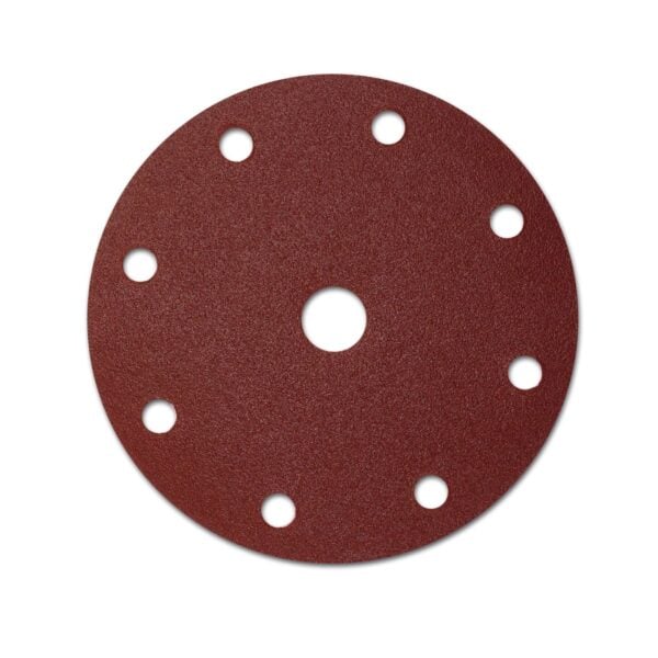 150 Schleifscheiben 150mm P40 9 Loch Klett Schleifpapier für Holz und Metall - Image 3