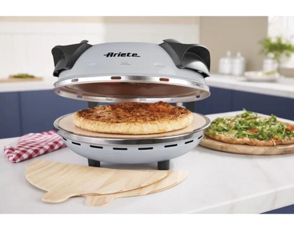 Ariete Pizza-Ofen 918, 1200 W, 5 Backstufen, 2 Spatel, B-Ware gut - Image 3