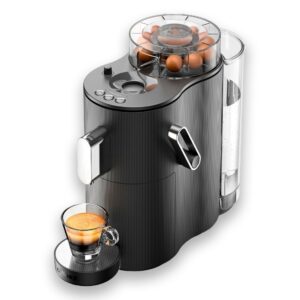 CoffeeB Globe Kapsel Kaffeemaschine schwarz - Kaffeekapselmaschine für perfekten Genuss
