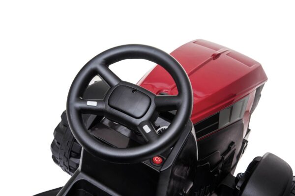 Kindertraktor mit Anhänger 12V Elektroauto Rot 2x45W für Kinder - Image 6
