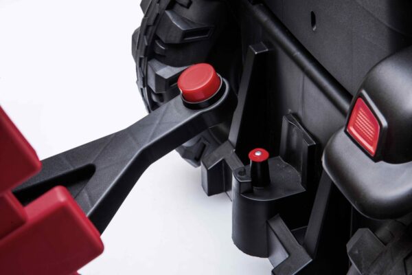 Kindertraktor mit Anhänger 12V Elektroauto Rot 2x45W für Kinder - Image 7