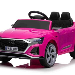Audi SQ8 Kinder Elektroauto 12V Pink SUV Geländewagen für Kinder