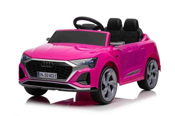 Audi SQ8 Kinder Elektroauto 12V Pink SUV Geländewagen für Kinder