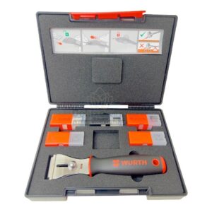 Würth 2K Klingenschaber Set 52tlg für Glas, Kleber & Kochfeld 0714663380