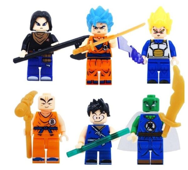 Dragon Ball 8-teiliges Baustein-Minifiguren Set für kreatives Spielen - Image 1