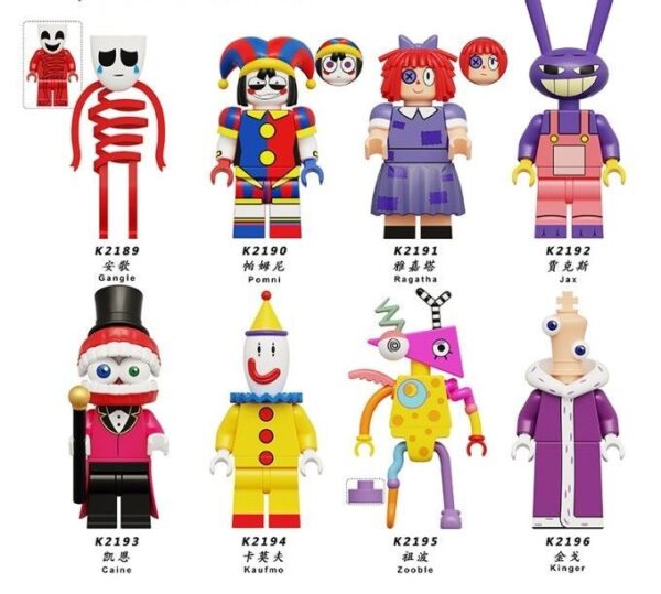 8 Modelle Helden-Baustein-Minifiguren für kreatives Spielen mit Kleinteilen - Image 4