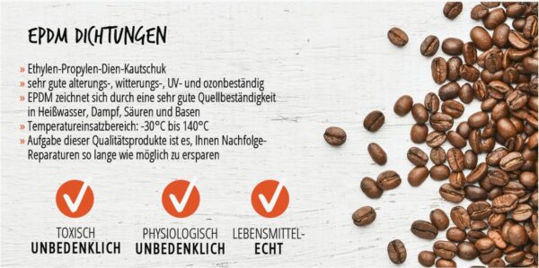 Dichtungssatz für La Pavoni Europiccola & Professional - SET 5 - Image 3