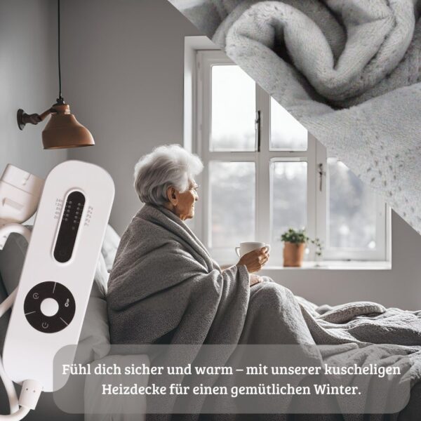 Infrarot Wärmeunterbett 150x80 cm für angenehme Wärme und Komfort - Image 4