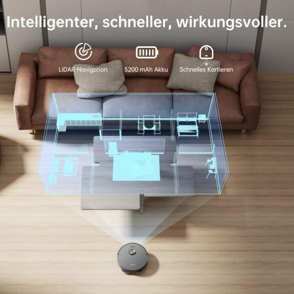DREAME L10s Pro Saugroboter mit 3D Wischfunktion und HEPA-Filter - Image 4