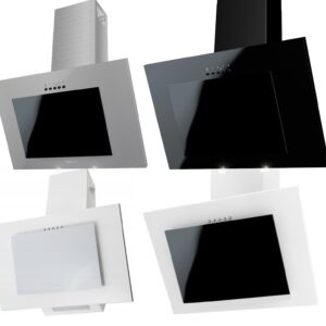 Leise Wand-Dunstabzugshaube Satin mit LED, effizient und kopffrei