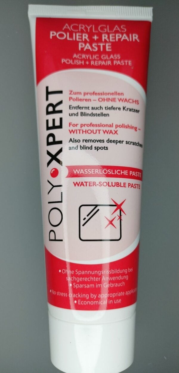 Burnus Polier- und Repair-Paste für Acryl 75g & 200g Tube Politur