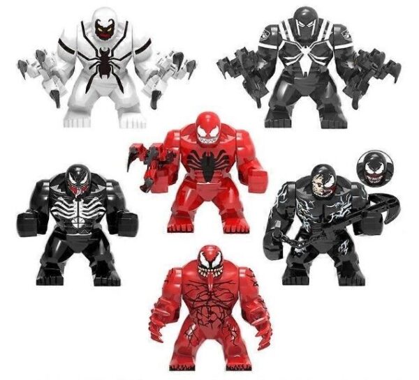 Venom Legends Series 6-teiliges Actionfiguren-Bausteinset Spielzeug