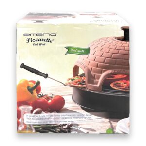 Emerio Pizzarette Pizzaofen für 6 Personen - Minipizza Maker NEU