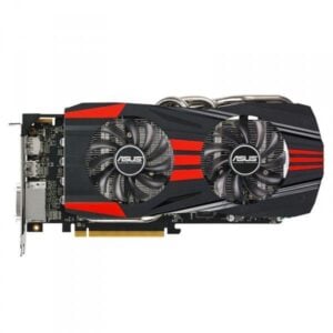 ASUS Radeon R9 270X Grafikkarte 2048 MB DDR5 DP HDMI für Gaming