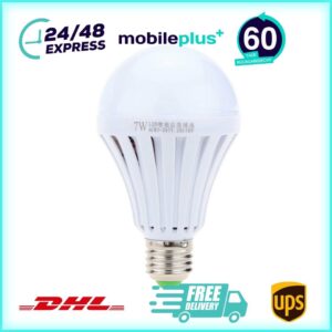 Wiederaufladbare E27 Notfalllampe 7W - Intelligente LED Leuchte