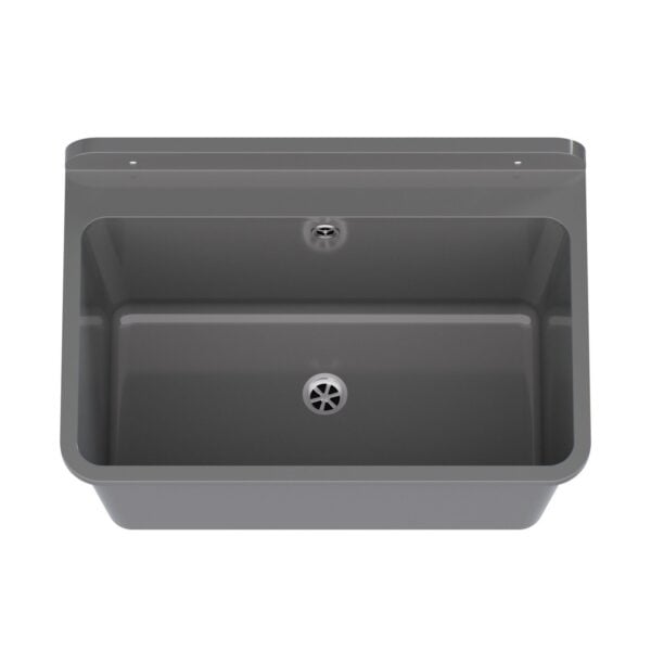 Grau Ausgussbecken 61x41x23cm für Garage und Waschraum - Spülbecken 10875 - Image 7