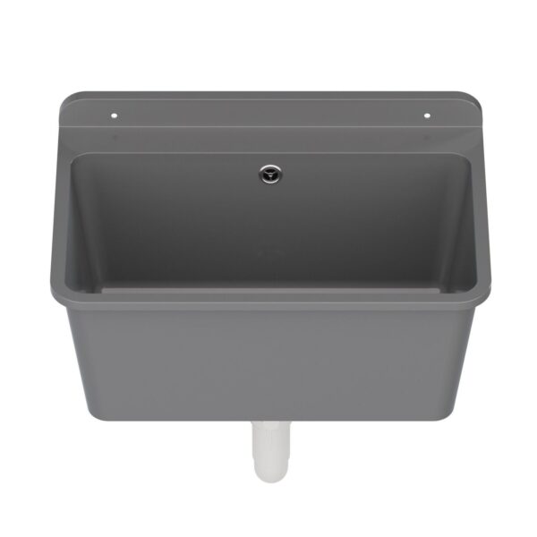 Grau Ausgussbecken 61x41x23cm für Garage und Waschraum - Spülbecken 10875 - Image 8