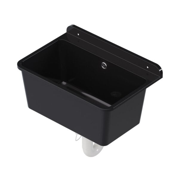 Schwarzes Ausgussbecken 61x41x23cm für Garage und Waschraum 10877 - Image 3