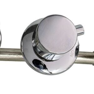 Thermostat-Armatur 3 Regler mit 4-fach Umschalter für Whirlpool & Wanne