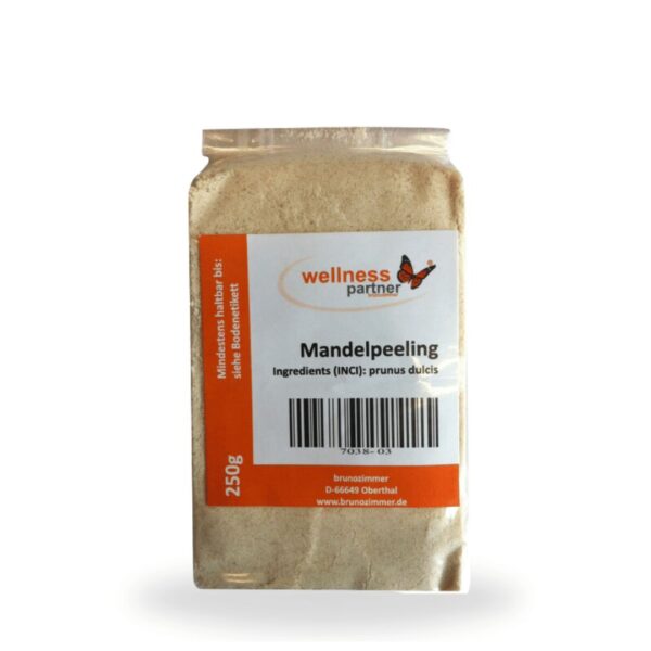 Bio Mandelpeeling 250 g für sanfte Hauterneuerung und Pflege