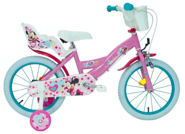 16 Zoll Minnie Mouse Mädchenfahrrad - Hufy21891 für kleine Abenteurer - Image 1