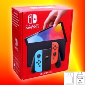 Nintendo Switch OLED Konsole 64GB WLAN LAN USB Neon-Rot/Blau kaufen