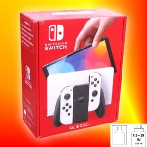 Nintendo Switch OLED Konsole 64GB WLAN LAN USB - Weiß