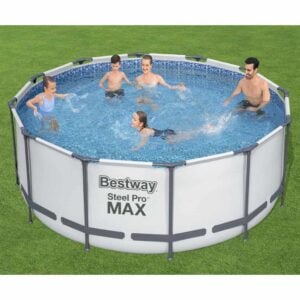 Bestway Steel Pro MAX Rundpool Set 366x122 cm - Robuster Schwimmspaß