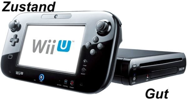 Nintendo Wii U Spielkonsole Schwarz - Gut Erhaltene Heimkonsole