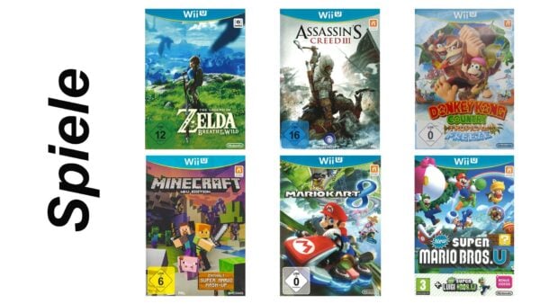 Nintendo Wii U Spielkonsole Schwarz - Gut Erhaltene Heimkonsole - Image 4
