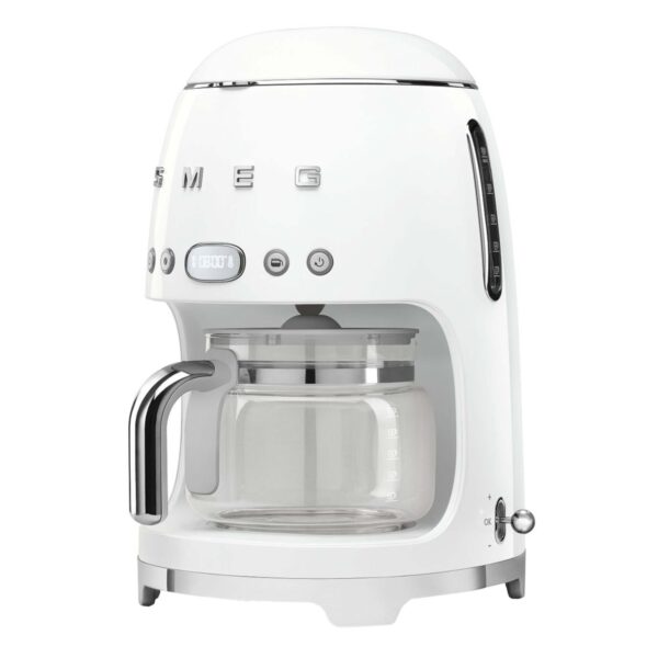 SMEG DCF02WHEU Filter-Kaffeemaschine in Weiß – Stilvolles Kaffeevergnügen - Image 1