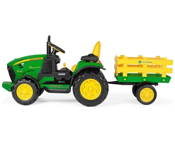 12V John Deere Ground Force Elektro Traktor mit Fernbedienung von PEG PEREGO - Image 3