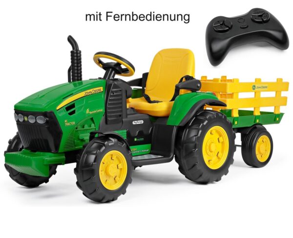 12V John Deere Ground Force Elektro Traktor mit Fernbedienung von PEG PEREGO