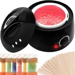 Waxing Set mit Wachswärmer und 400g Warmwachs für Haarentfernung