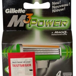 Gillette MACH3 Power Rasierklingen 4er Pack - Originalverpackung