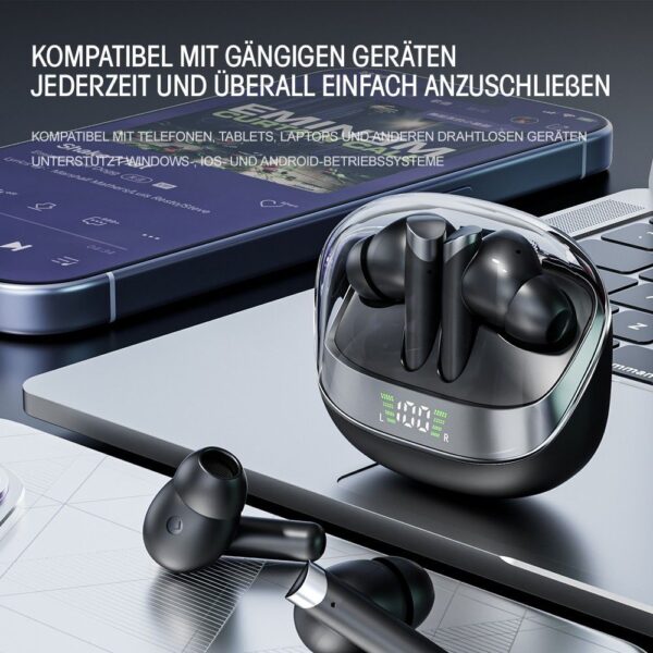 Kabellose Bluetooth 5.4 In-Ear-Kopfhörer - Hochwertiger Sound - Image 5