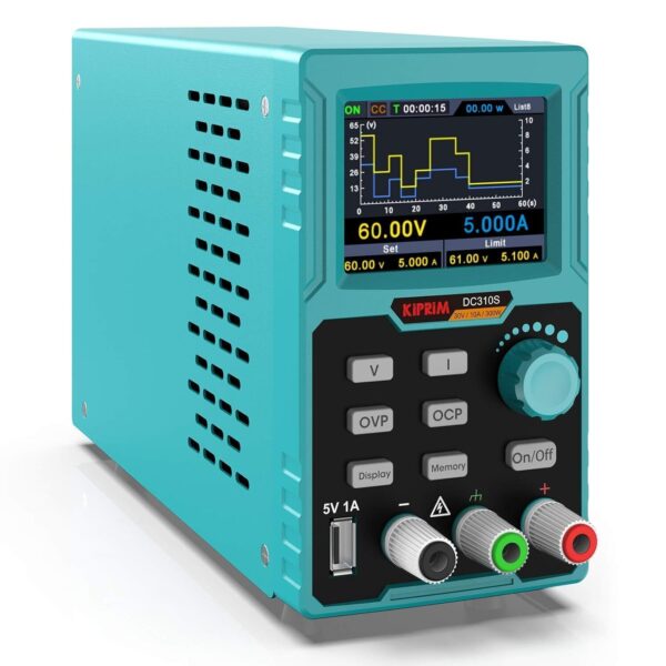Kiprim DC310S Labornetzgerät 0-30V 0-10A programmierbar mit TFT-Display