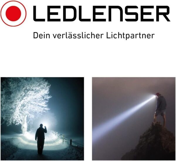 Ledlenser H8R Kopf-Stirnlampe 600 Lumen mit Akku, USB & Rücklicht IPX4 - Image 8