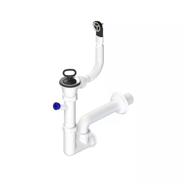 QLS Kunststoff Ausgussbecken 50x34 cm mit Siphon für Garage und Werkstatt - Image 8