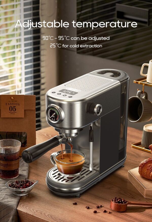 HiBREW H10B Espressomaschine 20Bar halbautomatisch mit Temperaturregelung - Image 6