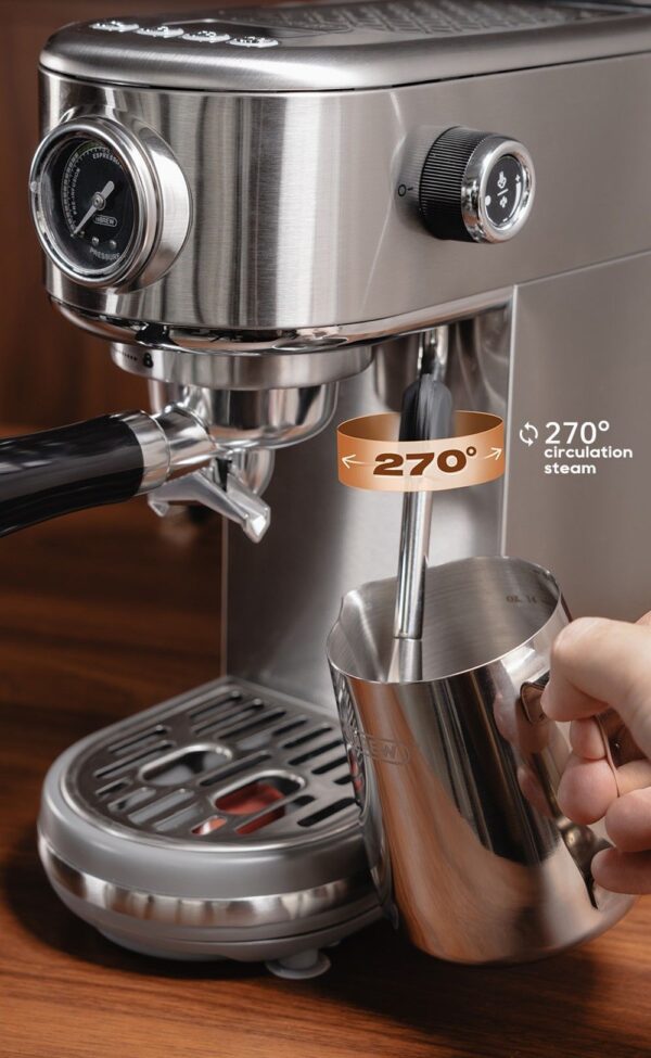 HiBREW H10B Espressomaschine 20Bar halbautomatisch mit Temperaturregelung - Image 11
