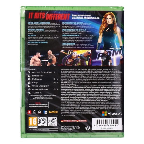 WWE 2K22 für Xbox Series X – Ultimatives Wrestling-Spiel erleben - Image 1
