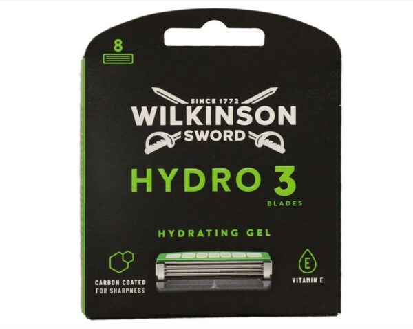 Wilkinson Sword Hydro3 Rasierklingen 8er Pack - Neu & Originalverpackt