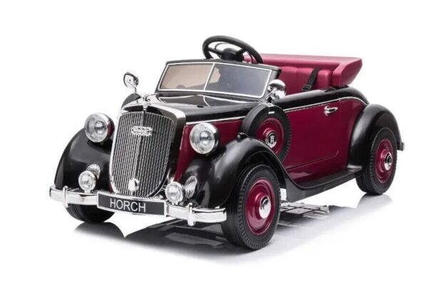 Audi Oldtimer Elektrofahrzeug Horch 930V lizenziertes Kinderauto 24V Leder